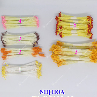 Nhị hoa làm hoa handmade  set 10 bó