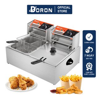 Bếp chiên DORON 5000W gia nhiệt kép, điều chỉnh 50 - 250 độ