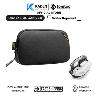 Túi đựng phụ kiện tomtoc portable water-resistant storage bag / tech pouch -hàng chính hãng