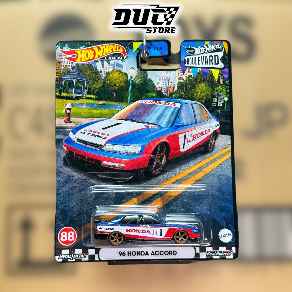 ducstore Xe mô hình HKF27 Hot Wheels Premium 96 Honda Accord - Boulevard (2020)