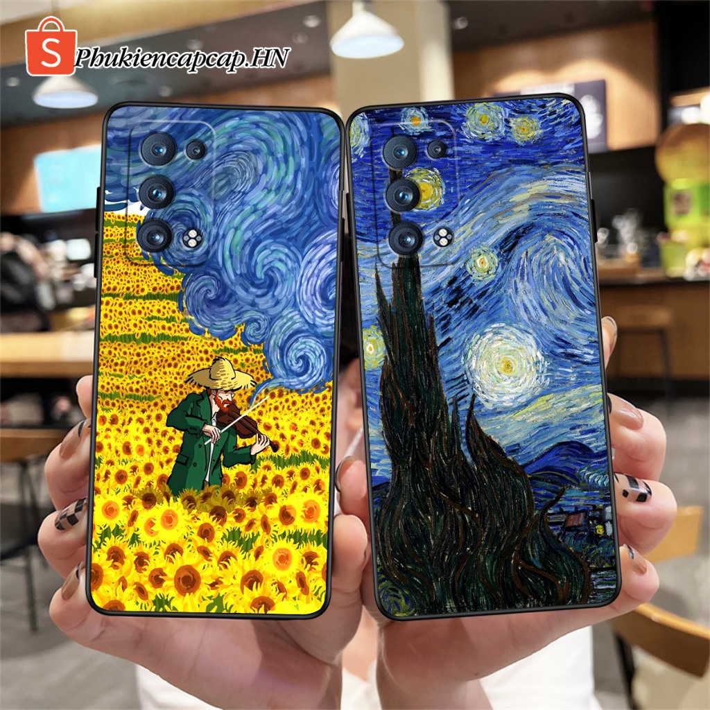 Ốp lưng Oppo Reno 6 Pro 5G / Reno6 Pro+ 5G / Reno6 Pro 5G - Ốp TPU cao cấp in hình tranh sơn dầu, Va