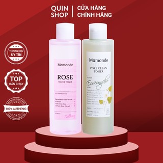 Nước Hoa Hồng Cho Da Dầu Mụn, Khô, Nhạy Cảm Mamonde Rose Water, Pore Clean Toner