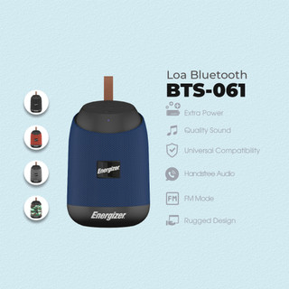 Loa bluetooth di động energizer bts061 - hàng chính hãng, bảo hành 2 năm 1 đổi 1