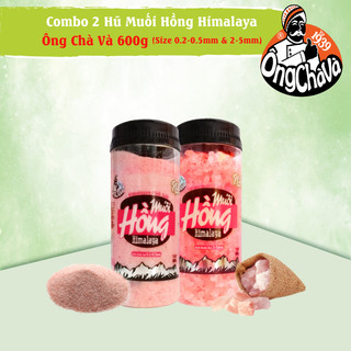Combo 2 hũ muối hồng himalaya ông chà và 600g - hũ muối hồng himalaya & hũ muối hồng himalaya