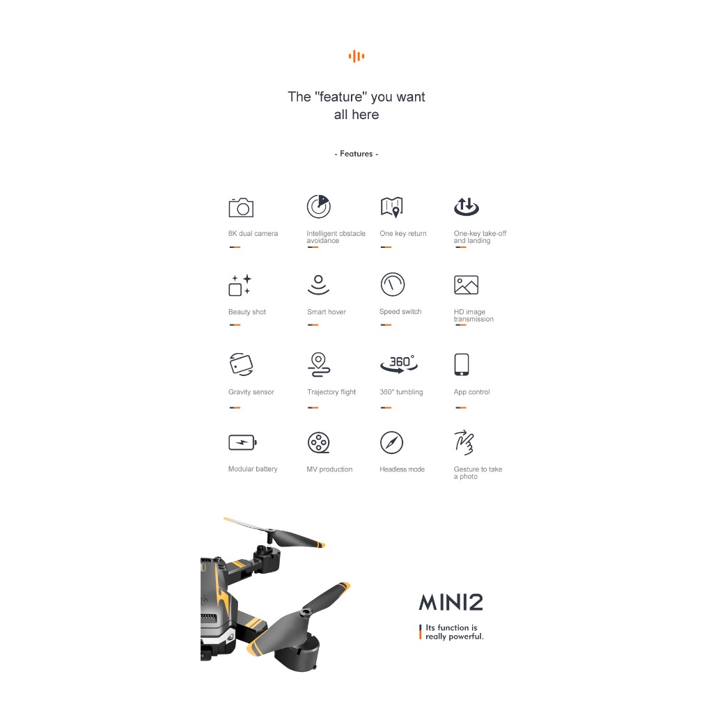 Flycam Camera Mini S6 Max -UAV Tích Hợp Điều Khiển Từ Xa Quadcopter Chống Rơi Cảm Biến 8K Drone Gimbal Camera-máy Ảnh Đơ | BigBuy360 - bigbuy360.vn