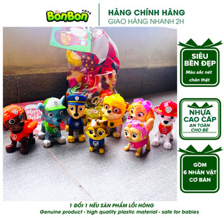 Set 6 chó cứu hộ Paw Patrol không trùng nhân vật, hàng xuất dư - tinh xảo, chất liệu an toàn cho bé, nobox