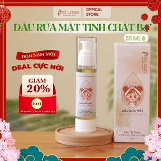 Dầu rửa mặt tẩy trang Pơ Lang làm sạch sâu 2 trong 1 - chai 30ml