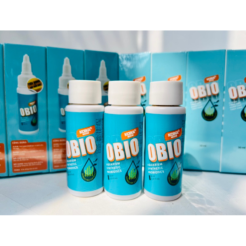 Men vi sinh Tổng hợp OBIO vi sinh 3 trong 1 cao cấp dành cho cá