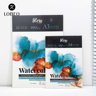 Giấy vẽ màu nước Arto Watercolor 190gsm 12 tờ
