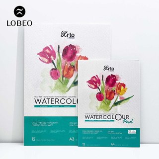 Giấy vẽ màu nước Arto vân sần 300gsm 12 tờ