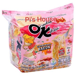 Lốc 4 gói mì trộn ok mama thái lan 85g