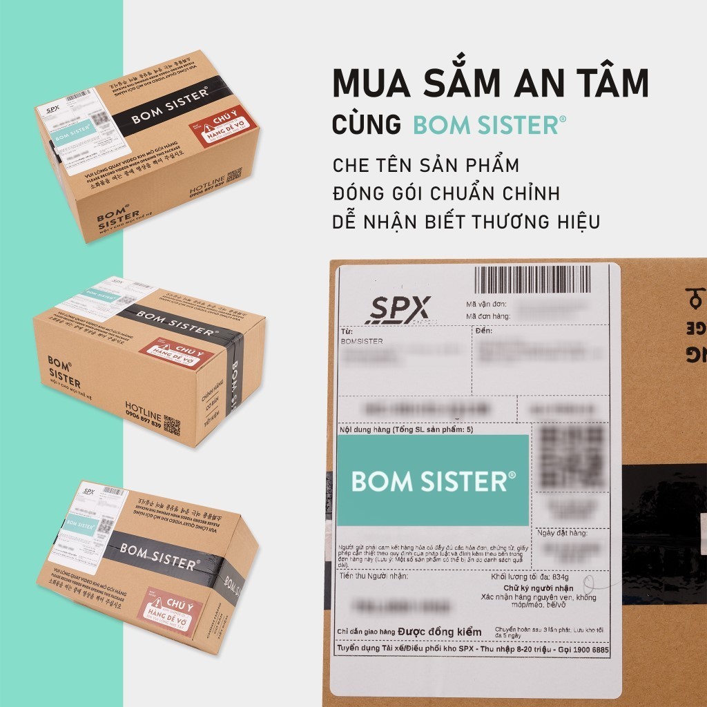 Áo lót mút vừa cúp ngang su không gọng siêu nâng BOM SISTER A816