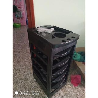 Xe Đẩy Cho Salon Tóc Để Đựng Hóa Chất