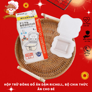 Hộp trữ đông đồ ăn dặm Richell, Bộ chia thức ăn cho bé