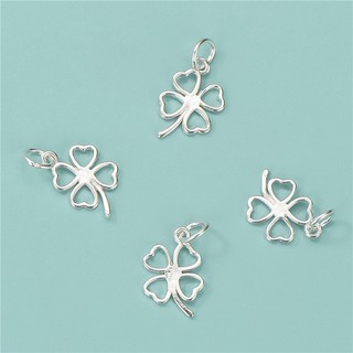 Charm bạc cỏ 4 lá cao cấp