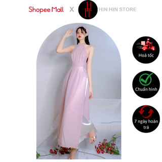 Set bộ áo dài HS115 yếm cách tân đính nút eo & mấn đính hạt Hỉn Hỉn Store