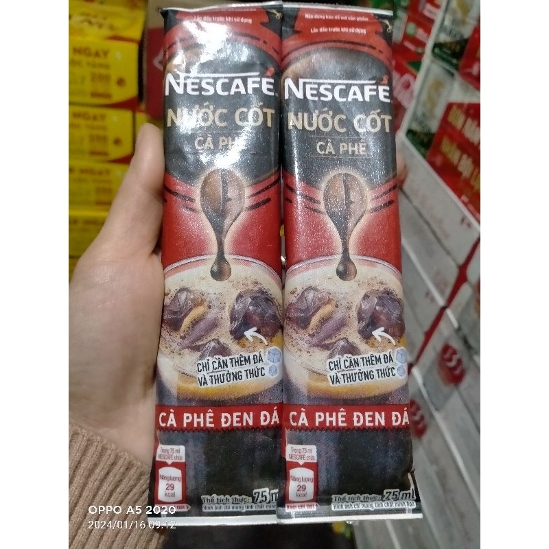 Nước cốt cafe đen Nescafe 75ml