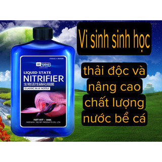 Chế phẩm visinh sinh học Nitrifier giúp thải độc nước , cân bằng PH , ổn định môi trường nước cho bể cá