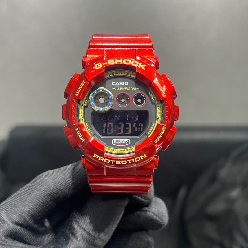 (tramthoigian) Dây vỏ phụ kiện Casio G-shock GA-110 đỏ bóng chính hãng