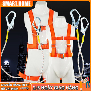 Dây đai an toàn toàn thân 1 móc sắt, Dây bảo hộ lao động trèo leo làm việc trên cao