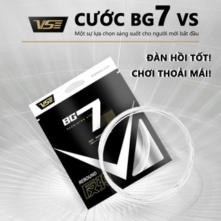 Cước cầu lông VS BG7 chính hãng  0.69mm, dây đan vợt sợi nilon bền đàn hồi kiểm soát cầu tốt