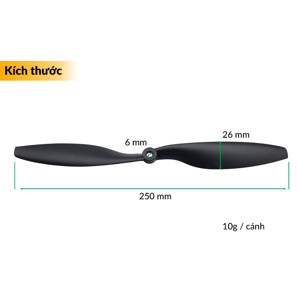 Cặp cánh quạt 1045 kèm các vòng chuyển trục cho động cơ trục 3mm 4mm 5mm 6mm 7.8mm