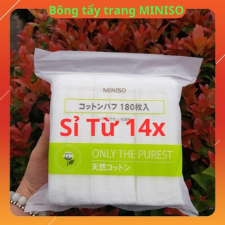Bông tẩy trang Miniso 180 miếng siêu mềm mại.