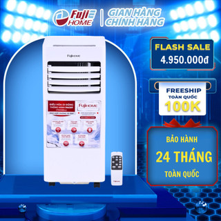 Máy lạnh di động Fujihome PAC07 nhập khẩu chính hãng công suất 7000BTU, điều khiển từ xa, máy nén TOSHIBA, BH 24 THÁNG