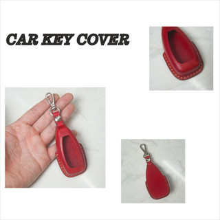 Bao chìa khóa móc đeo thắt lưng ép form chính xác cho chìa khóa xe FOC -Màu Đỏ - Chế tác thủ công Handmade -