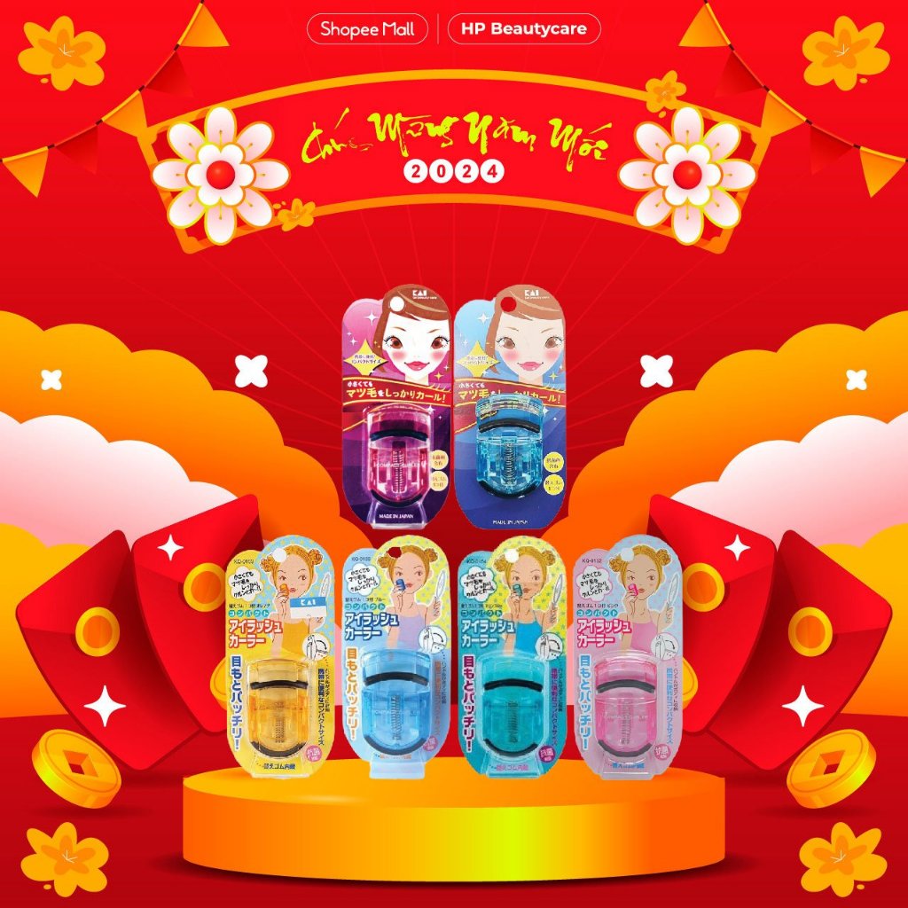 Bấm Cong Mi Thân Nhựa Kai Beauty Care Pretesa