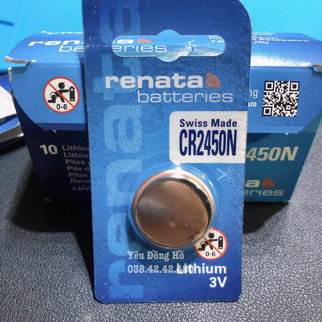 Viên pin Renata CR2450N CR2450 2450 Chính Hãng Thụy Sĩ