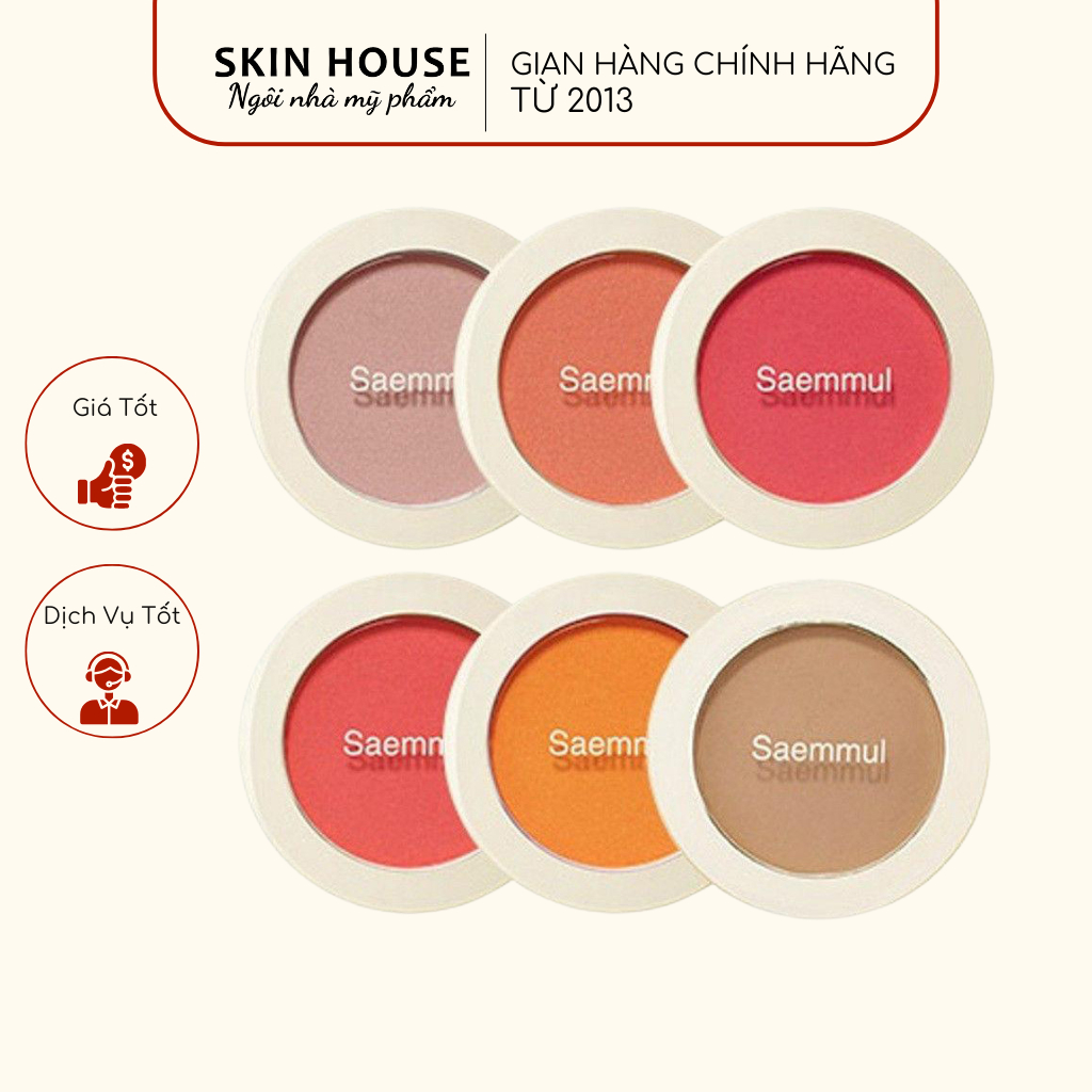 Phấn Má Hồng The Saem Saemmul Single Blusher 5g