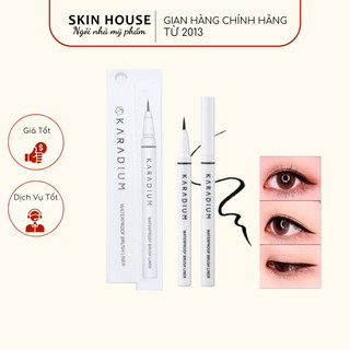 Bút Dạ Kẻ Mắt Karadium Waterproof Brush Liner Black