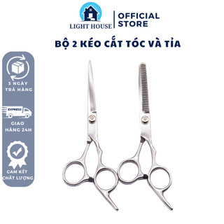 Bộ kéo cắt tỉa tóc, bộ đôi 2 kéo cắt tóc và cắt tỉa cực bền đẹp