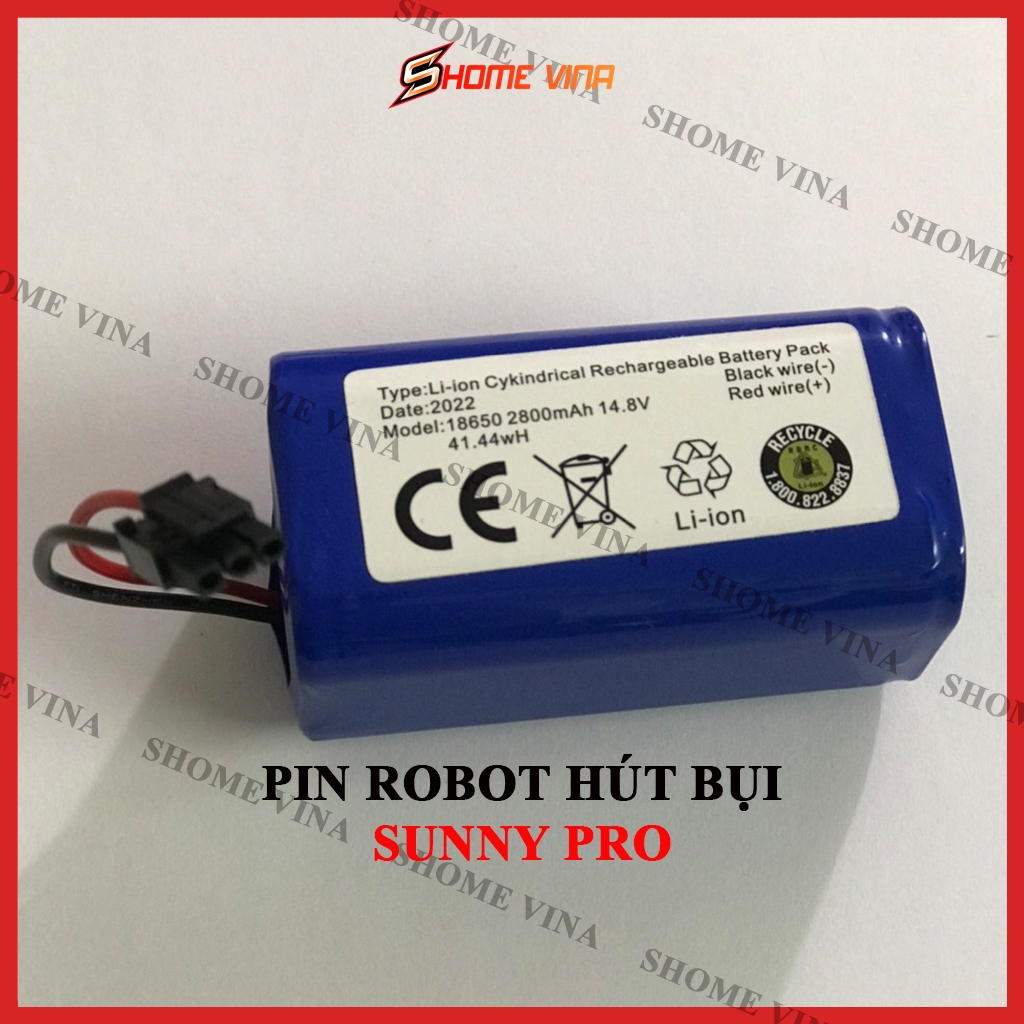 Pin robot hút bụi Sunny Pro #