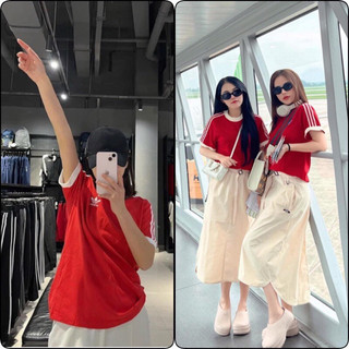 Áo phông DAS đỏ tay viền