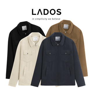 Áo khoác nhung tăm nam phối túi đắp LADOS-2109 có lót dù ấm áp, sang trọng dễ phối đồ