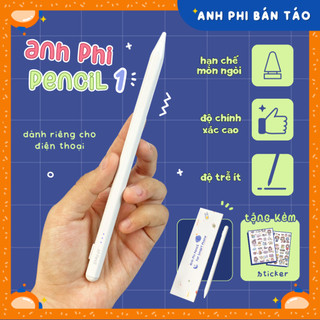 [Mới 2024] Bút Cảm Ứng Anh Phi Pencil Gen 1 Dùng Cho Điện Thoại Màn Hình Cảm Ứng