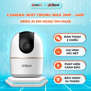 Camera Wifi DAHUA Hero A1 DH-H4AE 4MP/ DH-H2AE 2MP Trong nhà, Đàm thoại 2 chiều, Xoay 360 độ Giám sát an ninh chính hãng