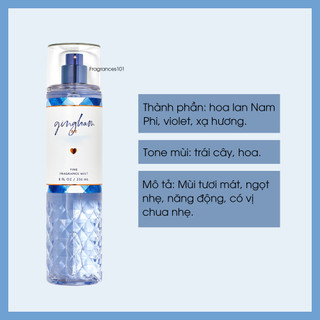 Mist Xịt Toàn Thân BBW Gingham 236ml Từ Mỹ
