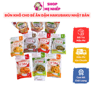 Mỳ somen, bún khô cho bé ăn dặm hakubaku nhật bản từ 5m 7m 9m