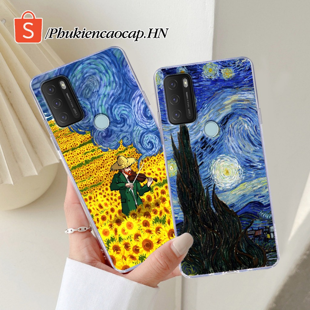 Ốp lưng Vsmart Star 5 / Star 4 / Star 3 / Star - Ốp  TPU cao cấp in hình tranh sơn dầu, Van Gogh
