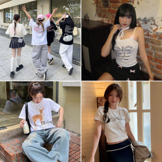[HÀNG NEW 98%] Random Áo Thun/Babytee/Croptop/Áo hai dây Kill System