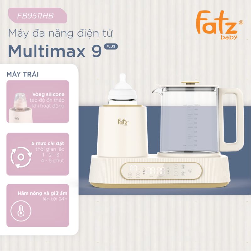 MÁY TIỆT TRÙNG SẤY KHÔ ĐA NĂNG FATZ BABY MULTIMAX 7 / 8 / 9 PLUS - Bảo hành 12 tháng