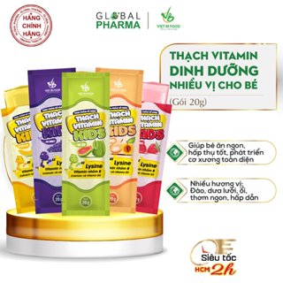 Thạch trái cây Vitamin Kids Bebefood giúp ăn ngon, tăng đề kháng cho bé