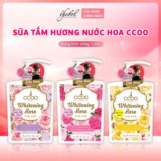 Sữa Tắm Dưỡng Ẩm Hương Nước Hoa Thebol CCOO Lưu Hương Thơm Lâu An Toàn Cho Da Nhạy Cảm 500gram