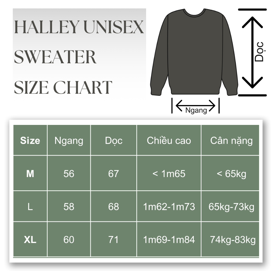 Áo Sweater HALEY mã HS09 GEORGIA Nam Nữ Unisex Cá Tính Streetstyle Năng Động Dài Tay Phong cách Hàn Quốc