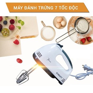 Máy Đánh Trứng Cầm Tay 7 Tốc Độ SCALETT Cao Cấp