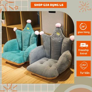 Ghế Tựa Lưng Vương miện, Đệm lót ghế ngồi văn phòng tựa lưng thư giãn size 50cm