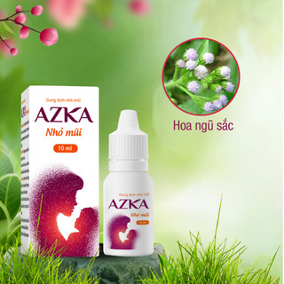 Azka nhỏ mũi – Làm sạch, giảm tắc nghẽn mũi